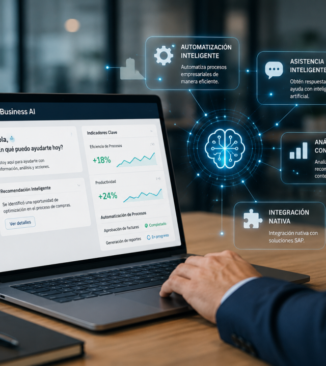SAP Business AI para automatización y análisis inteligente de procesos